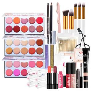 <span class=keywords><strong>Set</strong></span> di cosmetici di base per ragazze All-in-one Design compatto e leggero 28 pezzi Private Label - Product Image 2