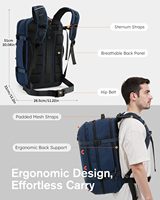 Sac à dos multifonctionnel pour ordinateur portable de grande capacité de 17 pouces Sac à dos extensible pour ordinateur portable pour les entreprises