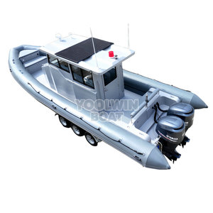 Bote Neumático RIB <span class=keywords><strong>de</strong></span> 9.6m <span class=keywords><strong>de</strong></span> Grado Comercial con Casco en V Profunda para Rescate y Patrullaje Gubernamental - Product Image 1