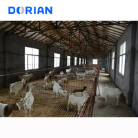 Bâtiment de ferme préfabriqué de grange de chèvre de structure métallique de hangar imperméable de moutons en métal
