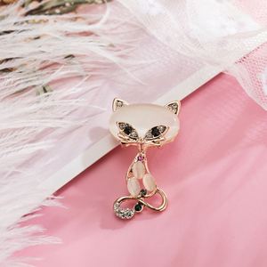 Estilo generoso digno personalidad ópalo lindo Animal salvaje gatito broche Pin moda tendencia aleación joyería accesorios para boda - Product Image 3