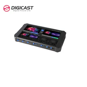 DIGICAST 라이브 디렉터 스위처 4G 5G 라이브 스트리밍 비디오 편집 프로덕션 스위처 소프트웨어