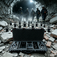Détecteur de Vie Acoustique et Micro-Sismique Visuel avec 10 Sondes, Batterie 20000mAh, Équipement de Sauvetage et de Recherche pour Ruines de Bâtiments