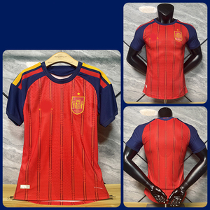 Camiseta <span class=keywords><strong>de</strong></span> Fútbol Personalizada al por Mayor para la <span class=keywords><strong>Copa</strong></span> <span class=keywords><strong>de</strong></span> Naciones 2026-27, Portugal, Francia, Brasil, Inglaterra, Malla <span class=keywords><strong>de</strong></span> Poliéster <span class=keywords><strong>de</strong></span> Secado Rápido, Unisex, Adulto, Dropshipping - Product Image 2
