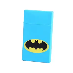 New Fashion Customized Colorful Soft OEM Brand Eco-friend Silicone Cigarette Case