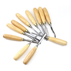 Bộ Đục Gỗ Khắc 12 Cái Có Tay Cầm Bằng Gỗ Cho Chế Biến Gỗ - Product Image 3