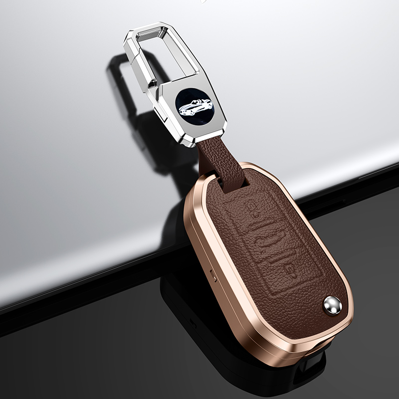 Brown+Key Ring