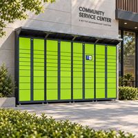 Casier intelligent extérieur pour colis, armoire de livraison électronique pour appartements, communautés et immeubles résidentiels