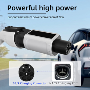 Adaptateur <span class=keywords><strong>de</strong></span> charge EV GB/T vers NACS en cuivre plaqué argent, haute conductivité, connexion stable pour <span class=keywords><strong>Tesla</strong></span> 7kW 230V - Product Image 5