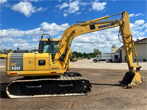 Excavatrices sur chenilles hydrauliques d'occasion Komatsu PC130-7 de 13 tonnes, PC130, 130-8, excavatrices à godets d'occasion - Product Image 2