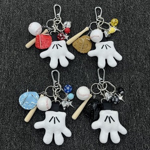 Porte-clés en <span class=keywords><strong>peluche</strong></span> mignon Miki Palm, breloque de <span class=keywords><strong>sac</strong></span> de dessin animé - Product Image 1