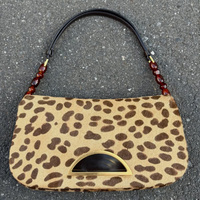 Sac à main pour femme de grande taille, imprimé léopard personnalisé, style vintage Y2k, cuir PU de luxe, impression numérique, design de créateur