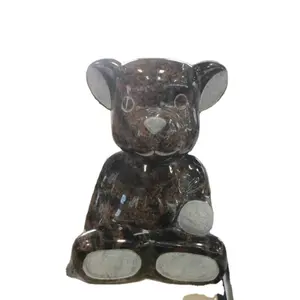 Wholesales Low Price Granite Bear Headstone for Cemetery