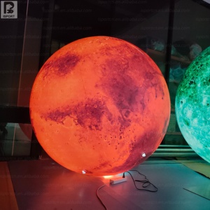 Boule planétaire géante gonflable LED en promotion, éclairée par LED, modèle du système solaire pour musée scientifique/exposition spatiale/mariage/suspension - Product Image 4