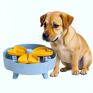 Bunnyhi YZ015 yeni tasarımlar köpek oyuncak bulmaca eğitim komik besleme kasesi IQ GamesTreat köpek yavaş besleyici Pet interaktif oyuncak - Product Image 6