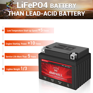 แบตเตอรี่มอเตอร์ไซค์แบบจั๊มพ์สตาร์ท LPF Low Temp Cell 12v 2.5Ah แบตเตอรี่ตะกั่ว-กรดทดแทน พร้อม 75CCA และ Smart BMS อายุการใช้งานยาวนาน 12v 2.5ah Lifepo - Product Image 3