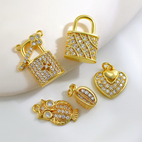 Offre Spéciale papillon breloques bricolage boucle d'oreille collier pendentif 18k couleur or fabrication de bijoux résultats et accessoires