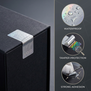 Etiquetas <span class=keywords><strong>de</strong></span> Garantía Antifalsificación, Sellos <span class=keywords><strong>de</strong></span> Seguridad Holográficos Arcoíris, Papel Adhesivo para Electrónicos <span class=keywords><strong>de</strong></span> Alta Gama y Cámaras - Product Image 2