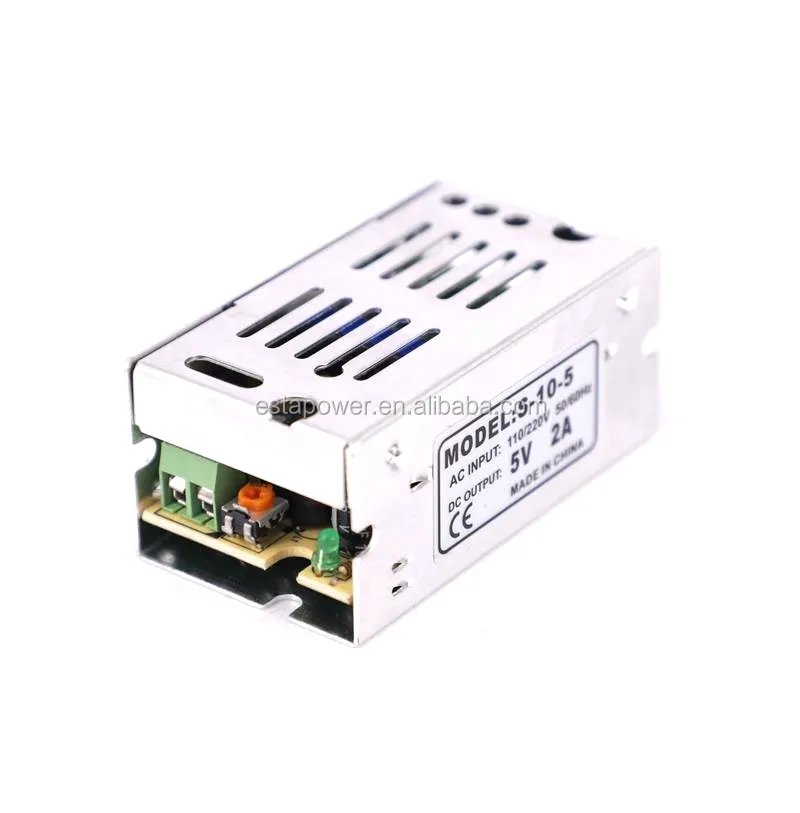 S-10-5 switching power supply 5V2A DC voltage regulator 5V10W LED light bar display access gate monitoring dedicated