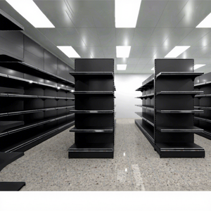 Support d'affichage double face en fer robuste pour supermarché, hypermarché, épicerie, fruits et légumes, équipement de vente au détail - Product Image 1