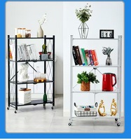 Étagère de rangement pliable en métal pour cuisine avec roulettes, étagère de rangement pour cuisine