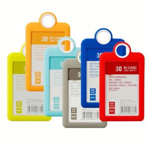Factory Wholesale Silicone <b>ID</b> Card <b>Holder</b> Badge <b>ID</b> Name Card Case Tag <b>Holder</b> With Clear Acrylic Window - Product Image 3