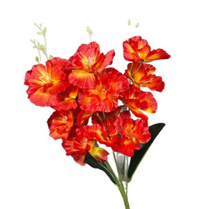 Fleurs d'orchidées artificielles à double couche, fleurs en soie, décoration de mariage, décoration extérieure, décoration de la maison - Product Image 5