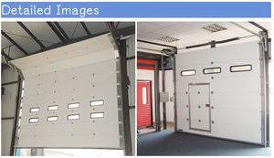 Portes de garage verticales pliantes de haute qualité pour villas, portes de garage résidentielles - Product Image 6