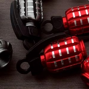 Rojo, verde, amarillo, negro, <span class=keywords><strong>Granada</strong></span>, 4 Uds., emblema <span class=keywords><strong>de</strong></span> coche, rueda, vástago <span class=keywords><strong>de</strong></span> válvula <span class=keywords><strong>de</strong></span> neumático, tapa <span class=keywords><strong>de</strong></span> aire, cubierta antipolvo para Ford Mustang BMW Mercedes G64 F10 F30 - Product Image 5