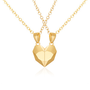 Cadena de clavícula para hombres y mujeres, collar creativo de amor Simple con imán para parejas - Product Image 5