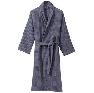 Custom New Style Hotel Bathrobe And Towel Hotel Robes Kimono Waffle Weave Bathrobe