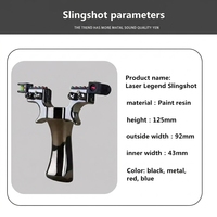 Slingshot en résine de haute qualité avec système de serrage rapide à double vis pour la chasse en plein air et les compétitions de tir