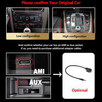 Reproductor Multimedia Android con GPS y Audio para Coche, Pantalla Táctil de 12.3'', Radio Estéreo con Carplay para Audi Q5 A4 B8 2009-2019 Q5L 2018+ Q3 2012+