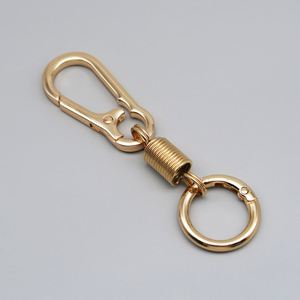 Mosquetones universales de aleación de zinc ecológicos con anillo de resorte para mochila, llaveros promocionales para coche, llaveros para adultos, venta al por mayor para empresas - Product Image 3