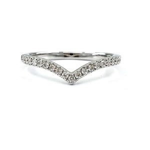 Bague de Fiançailles et de Mariage Tendance en Or Blanc 18 carats de Haute Qualité avec Diamants Naturels Sertis Pavé pour Femme – Idéale pour les Fêtes - Product Image 1