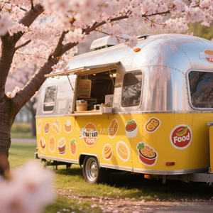 Remolque de Barra Móvil de Helados con Certificación CE 2025, Camión de Comida Totalmente Equipado y Personalizado en EE. UU. - Product Image 4