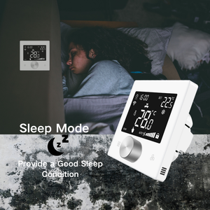 Tiết kiệm năng lượng chế độ ngủ 3 quạt tố<span class=keywords><strong>c</strong></span> độ quạt đơn vị cuộn dây tuya nhiệt <span class=keywords><strong>c</strong></span>ủ<span class=keywords><strong>a</strong></span> nút <span class=keywords><strong>c</strong></span>ảm ứng núm nhiệt với Alexa bằng giọng nói nhiệt - Product Image 6