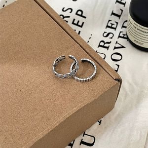 Kaiming S925 Sterling Silver Index <b>Ring</b> Women Geometric Fashion Adjustable <b>Opening</b> Light Luxury Gift Jewelry - Product Image 4