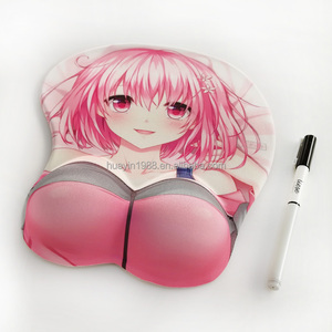 Tùy chỉnh 3D dễ thương Anime Ergonomic Silicone gel cổ tay Mousepad Nude ASS vú tự làm cổ tay phần còn lại hỗ trợ - Product Image 1