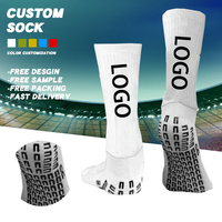 Chaussettes de sport personnalisées, conception de logo, chaussettes de compression colorées pour la course à pied et le football pour hommes