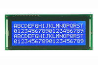 Modules LCD de qualité industrielle STN bleu blanc 20x4 caractères Prise en charge de la langue personnalisée lisible par la lumière du soleil Type COB (CM204-1BLWAA-3)