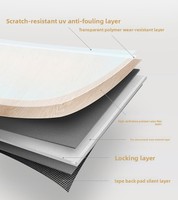 Suelo de Vinilo SPC Impermeable de Alta Calidad de 5.2mm, Loseta de PVC Compuesto para Interiores, Diseño Encastrable, Plástico para Sala de Estar
