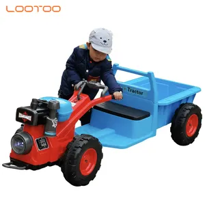 Baterai mobil listrik anak-anak bayi berkendara traktor mobil listrik 5 tahun mainan traktor anak untuk berkendara anak-anak