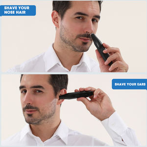 Tondeuse à poils du <span class=keywords><strong>nez</strong></span> portable USB Lanumi 163, étanche IPX5, tondeuse électrique pour sourcils et poils du <span class=keywords><strong>nez</strong></span> pour hommes, utilisation en camping-car ou en voiture - Product Image 2