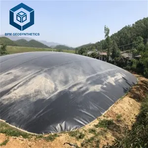 Bpm geosintéticos bambu barreira raiz preço de fábrica padronizador fabricante de geomembrana 1.5mm grosso texturizado folha de hdpe