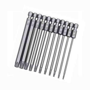 Juego de brocas de destornillador <span class=keywords><strong>Torx</strong></span> S2, 100mm de longitud, 11 unidades - Product Image 2
