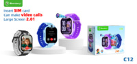 Reloj Inteligente para Niños en Oferta, GPS+LBS+AGPS+WiFi, Triple Posicionamiento, 4G, IP67, Geo Cercado, Videollamada, Reloj de Pulsera Cuadrado para Niños