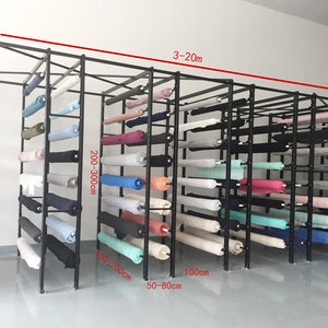 Kim Loại Tường Thảm Thảm Kho Showroom Cán Hệ Thống Lưu Trữ Hiển Thị Rack Stands - Product Image 2