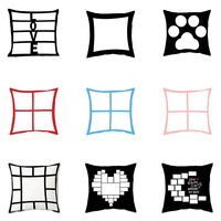 Housse de coussin de Noël colorée, design personnalisé, sublimation vierge, impression pour la maison, l'hôpital, l'hôtel, idée cadeau