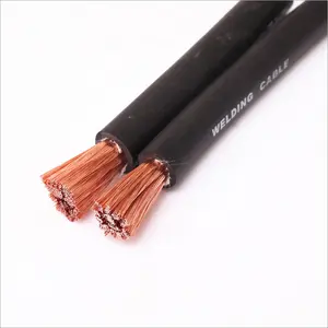 YH YHF de Cable de soldadura de caucho aislado de cobre puro Conductor 35mm2 50mm2 70mm2 para soldadura de potencia de la máquina